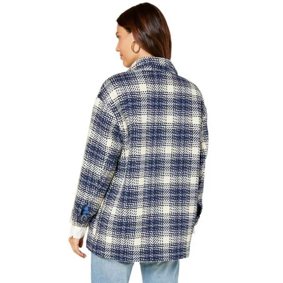 Outerknown Blue and White Plaid Jacket - Picture 4 of 11